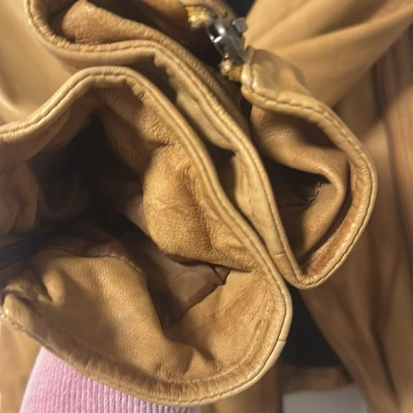 Free People Embellished Leather Jacket 12 - Picture 9 of 15